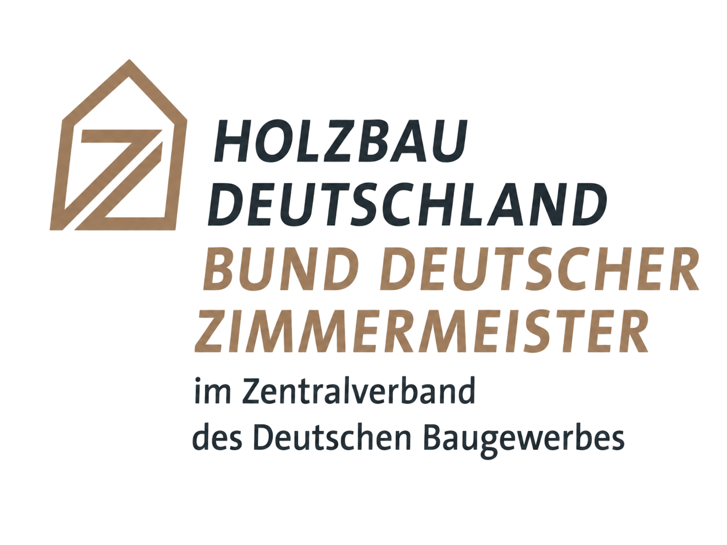 Logo: Holzbau Deutschland – Bund Deutscher Zimmermeister im Zentralverband des Deutschen Baugewerbes
